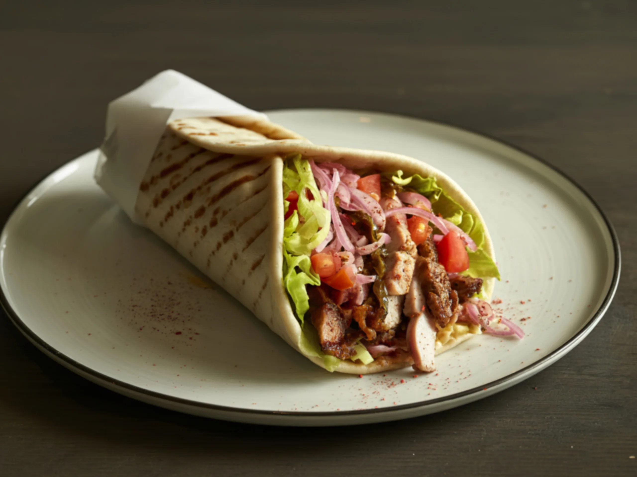 Arabischer Schawarma Teller