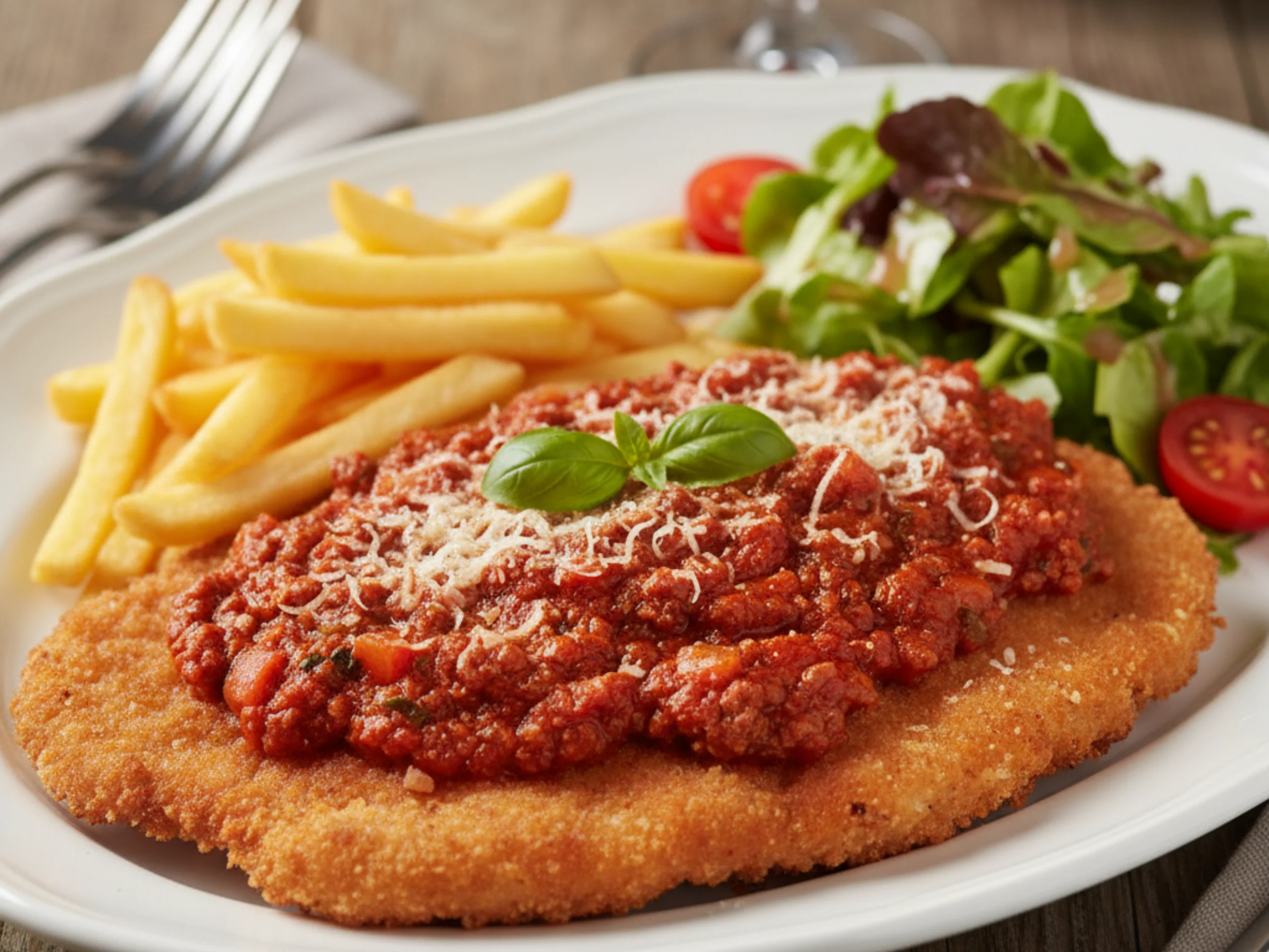 Bolognese Schnitzel