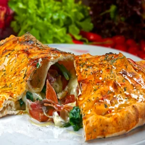 Calzone with döner meat