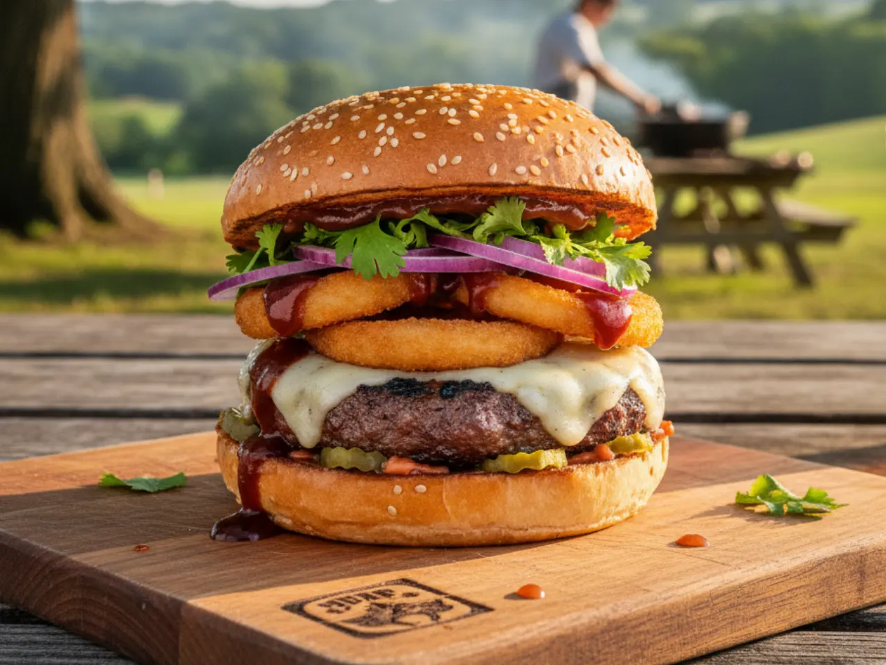 Chicken Nuggets Burger