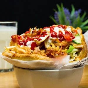 Spicy Chilli Cheese Döner sandwich