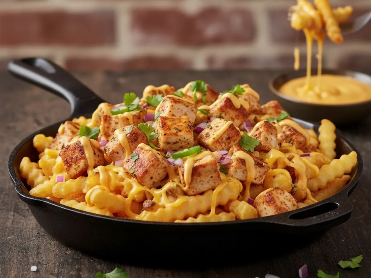 Chilli Cheese Pommes