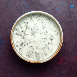 Greek-style yogurt and herb dip Haydari