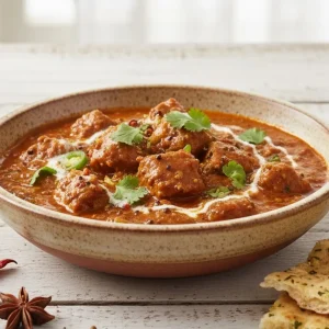 Lamb achar spicy pickled-style curry