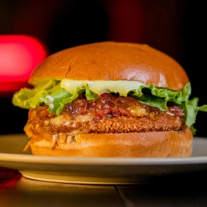Miami-style chicken burger