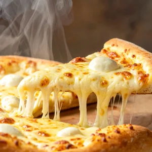 Mozzarella pizza