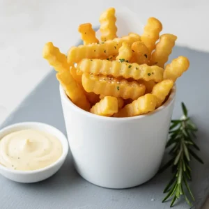 Classic crispy pommes frites