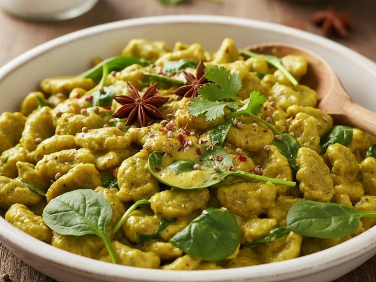 Spinatspätzle